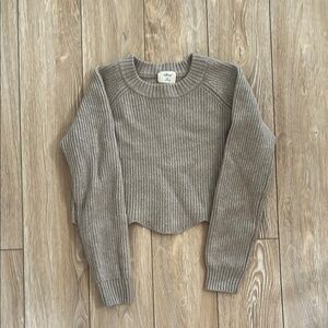Wilfred Ribbed Knit Sweater - Brown